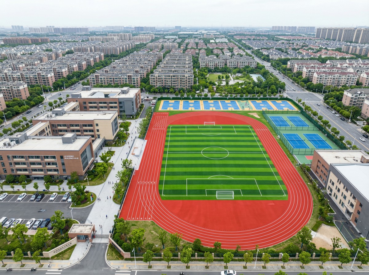 三明市硅PU球场混合型塑胶跑道 - 方案